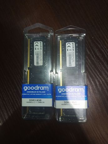 Оперативная память Goodram ddr3 1600Mhz 8×2 GB