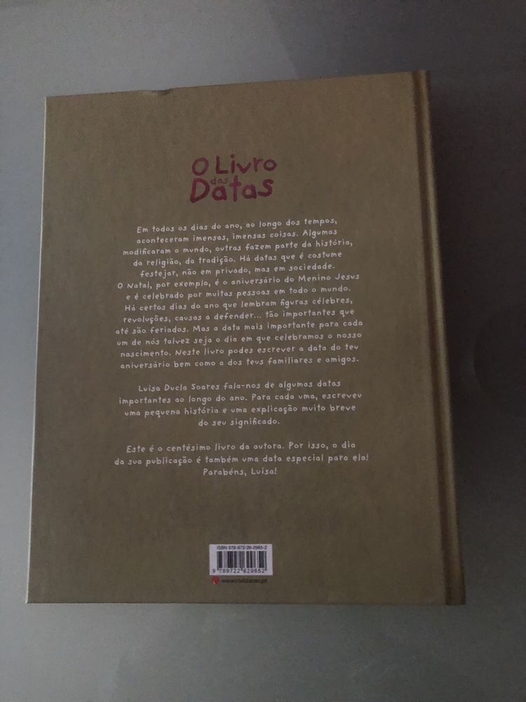 O Livro das datas