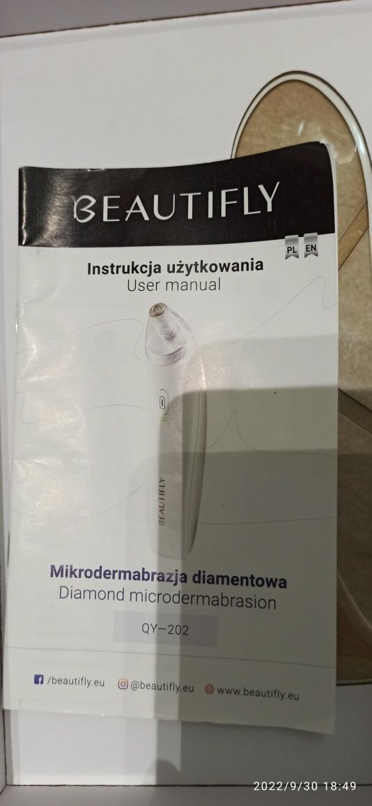 Urządzenie do mikrodermabrazji Beautifly B-Derma