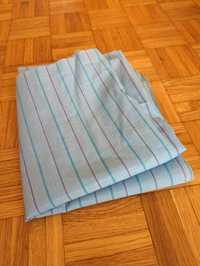 Tkanina kupon materiał bawełna poliester niebieska