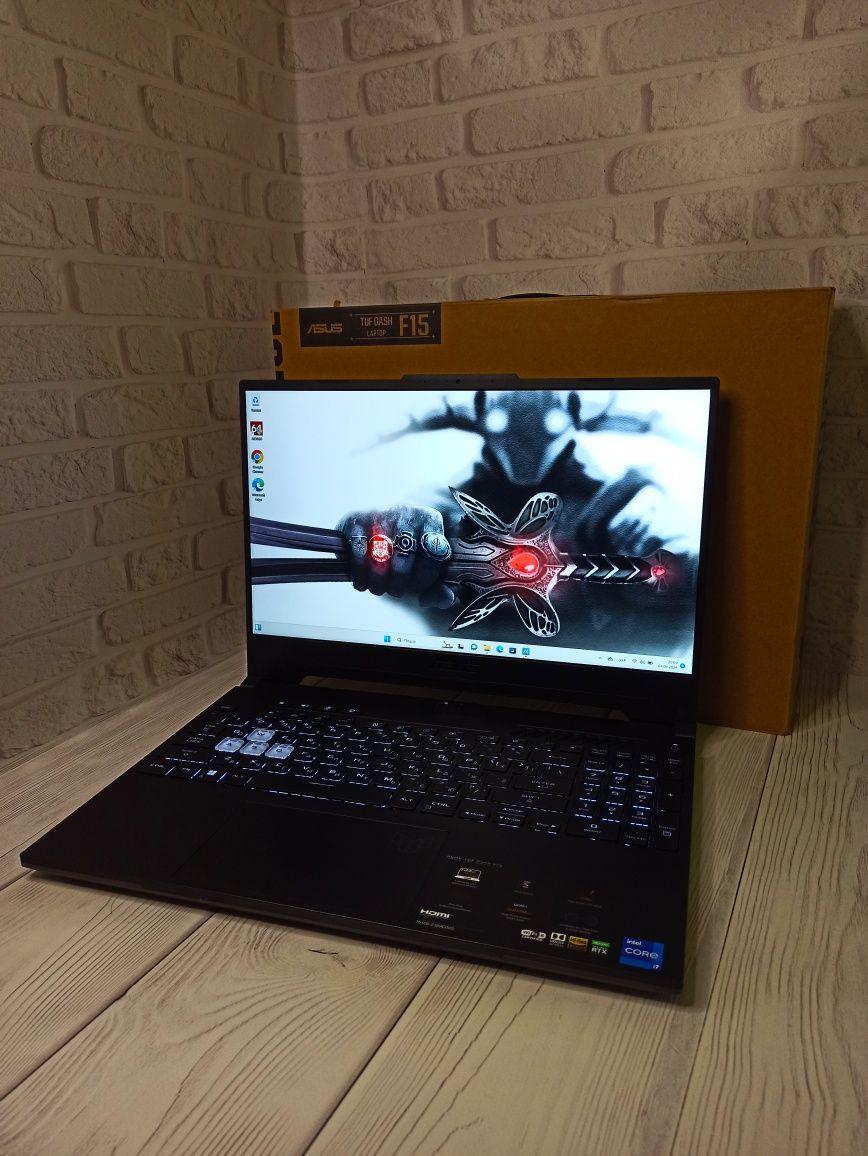 Ігровий ноутбук Asus TUF GAMING F15 / I7-12650H 10 ядер / RTX 3070 8Gb