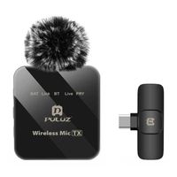 Microfone Wireless USB C - 2x Receptores + 1xTransmissor - NOVO