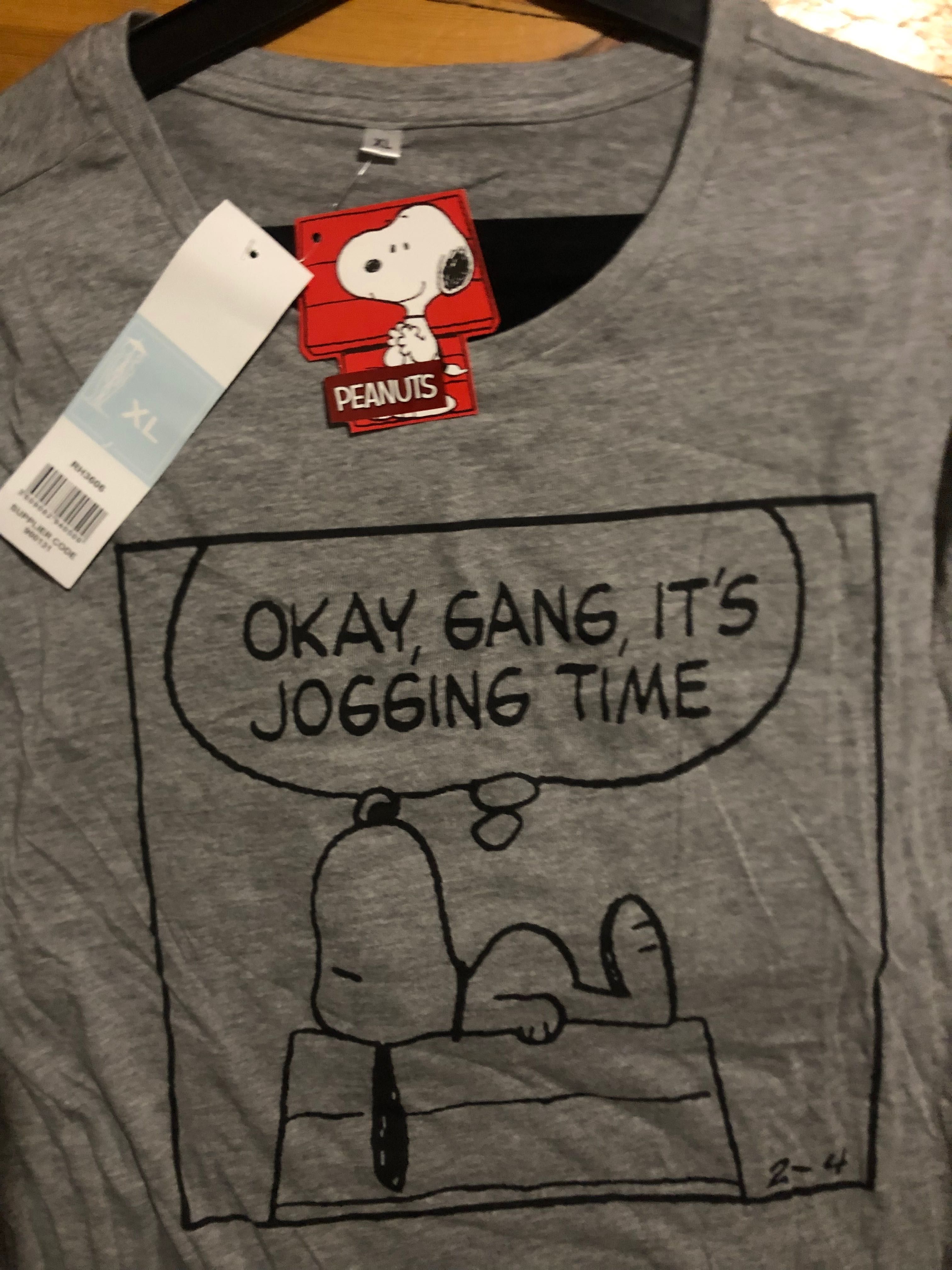 SNOOPY oryginalna piżama; Dla Biegacza! bluza i spodnie Unisex XL