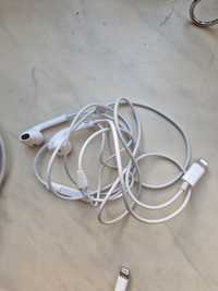 Зарядне та навушники дротові iPhone/Айфон