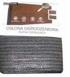Osłona NA PŁOT Ogrodzenie 1,5x10m Siatka cieniująca  Szara  MATA nowa