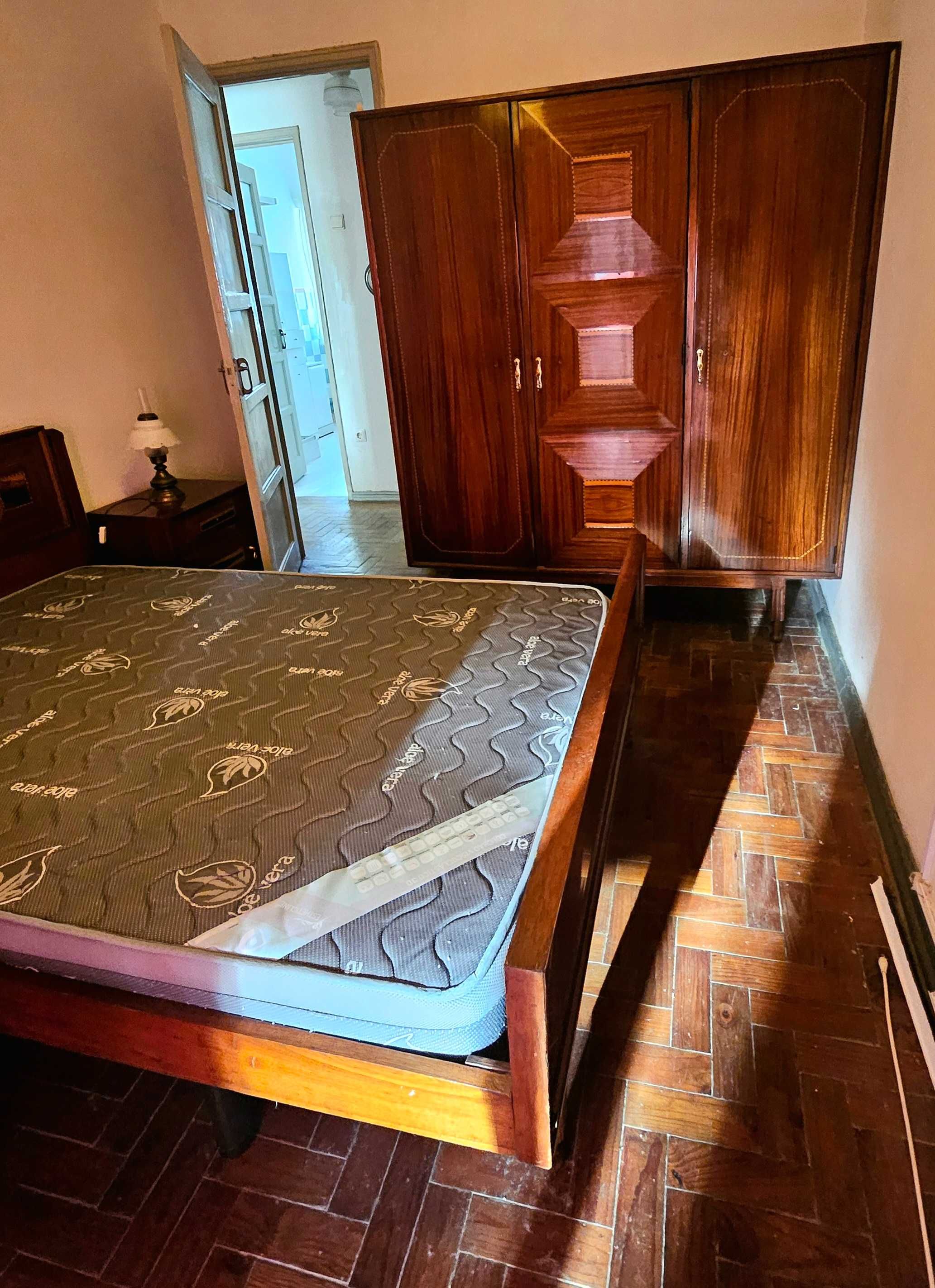 Mobilia de quarto casal completa com colchão
