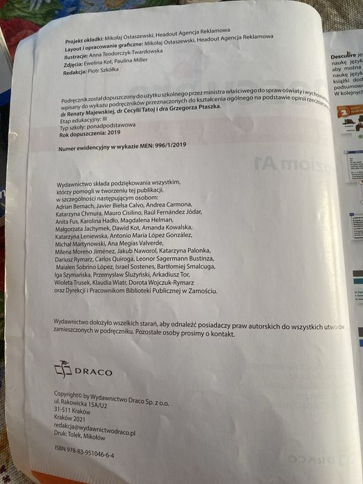 Podrecznik descubre 1 draco
