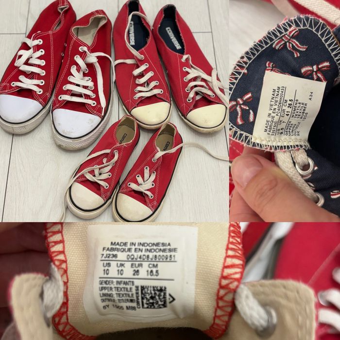 Family look Converse r.39, 43, 16.5 cm