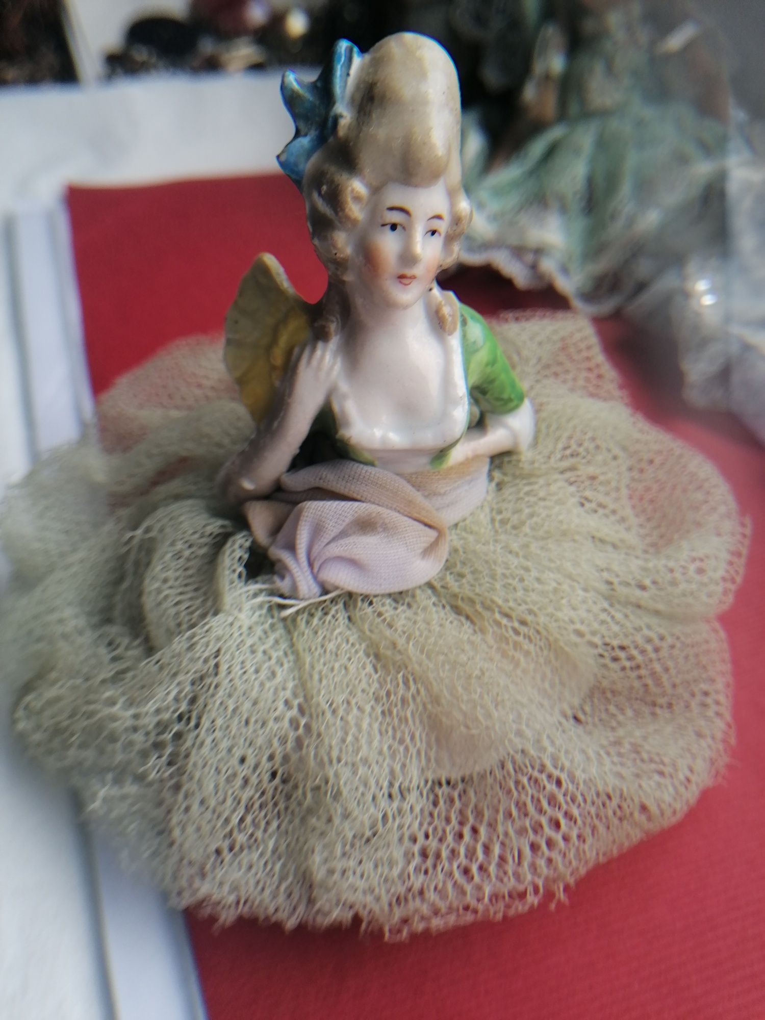 Lalki -lalka porcelanowa figurka antyk gratka kolekcjonerska +3szt