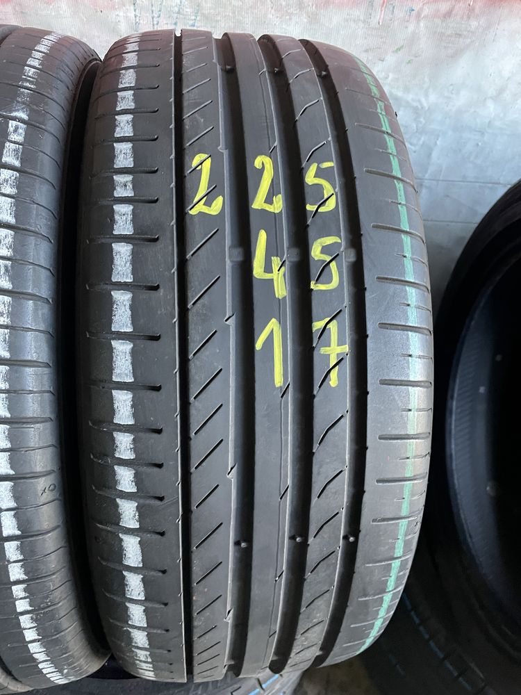 Pneus 225/45/17 + 245/40/17 Todos iguais Continental  Impecaveis