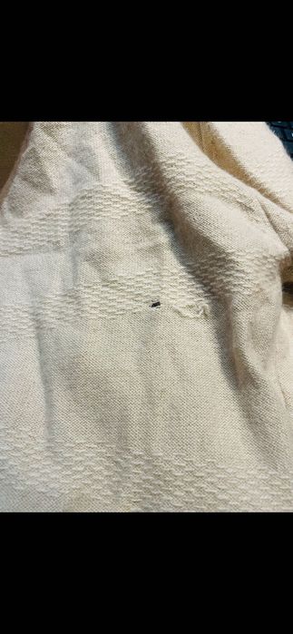 Sweter kaszmirowy beżowy 100% pure cashmere vintage m