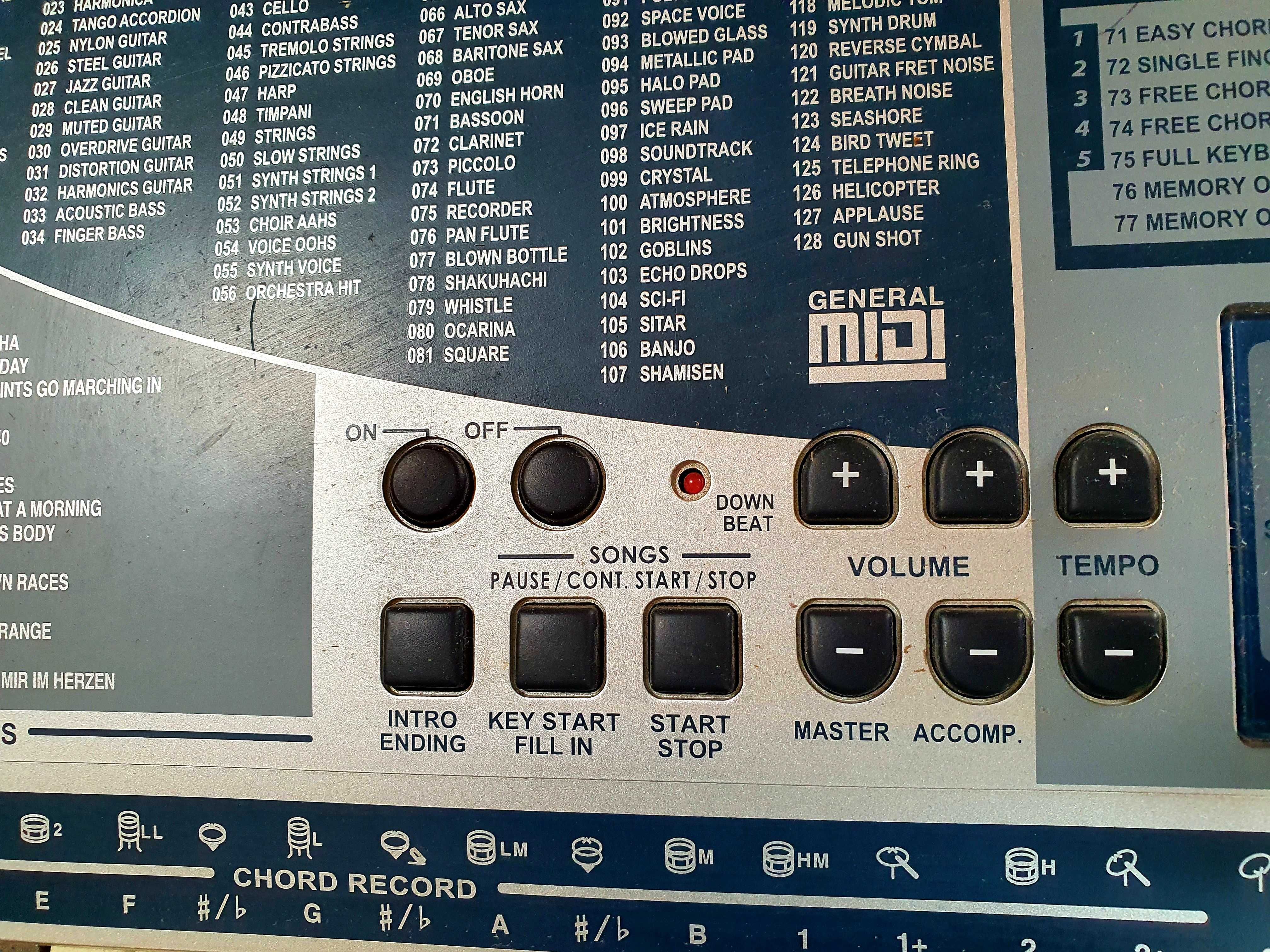 Keyboard Bontempi z nagrywaniem, MIDI, świetne do nauki