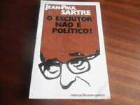 "O Escritor não é Político?" de Jean-Paul Sartre - 1ª Edição de 1971