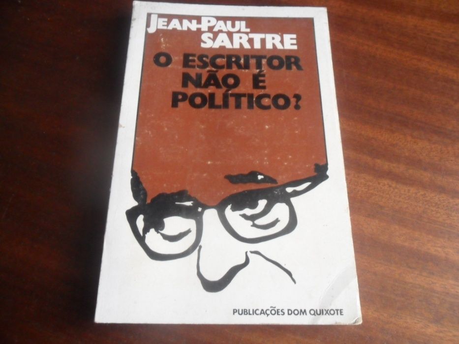 "O Escritor não é Político?" de Jean-Paul Sartre - 1ª Edição de 1971
