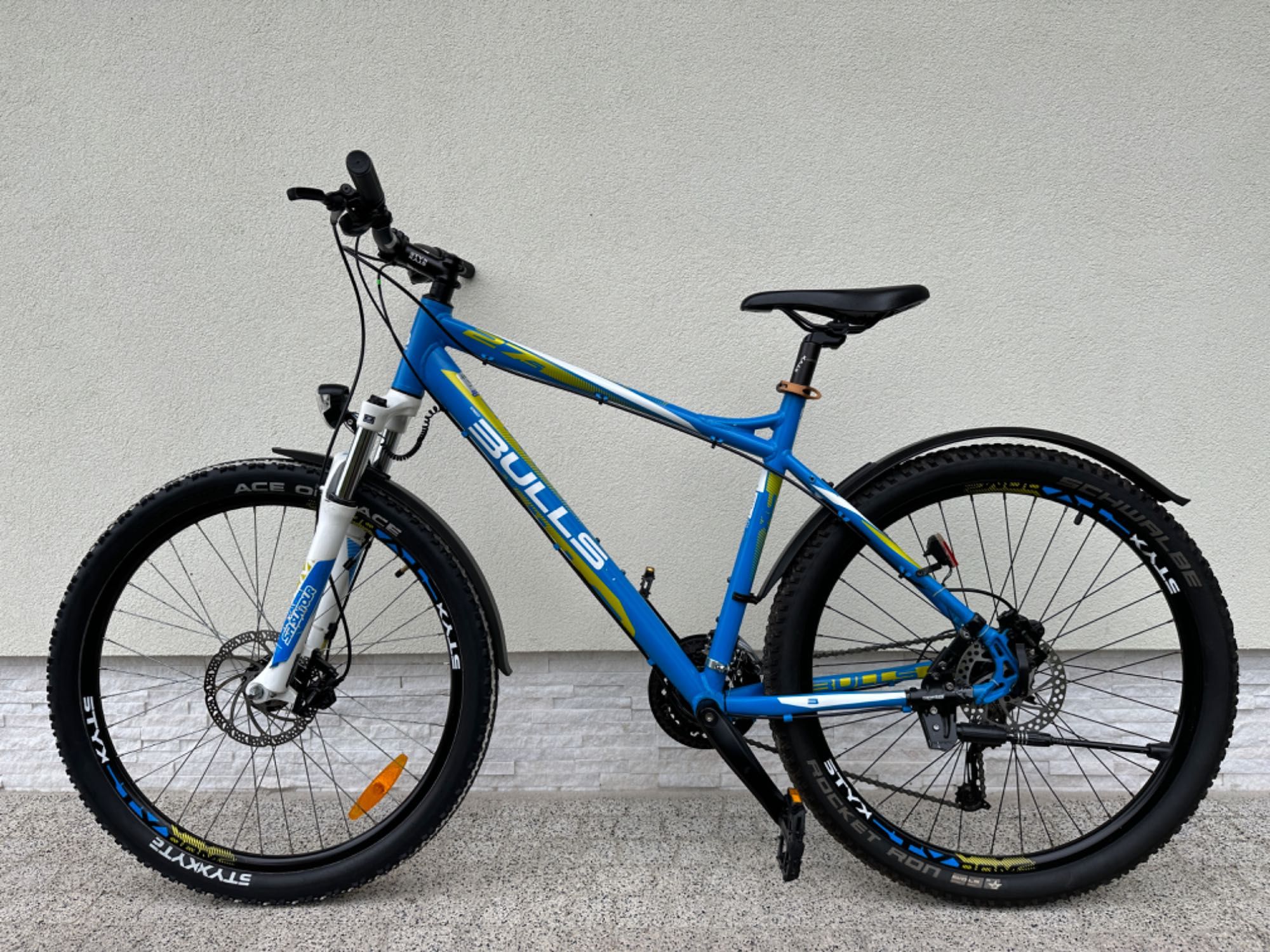 Rower BULLS - Mtb, koła 27,5, alu, ham hydrauliczne, prądnica w kole
