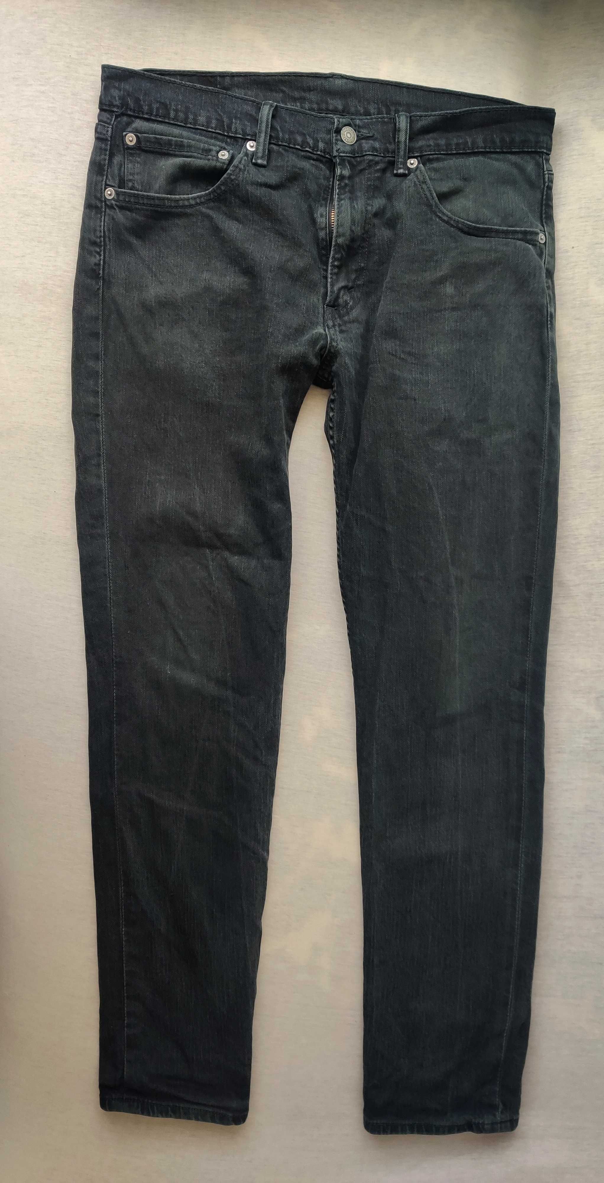 Levi's spodnie jeansowe męskie jak nowe Levis czarne L jeansy black