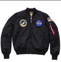 NASA - Kurtka Bomberka Alpha Industries M czarna