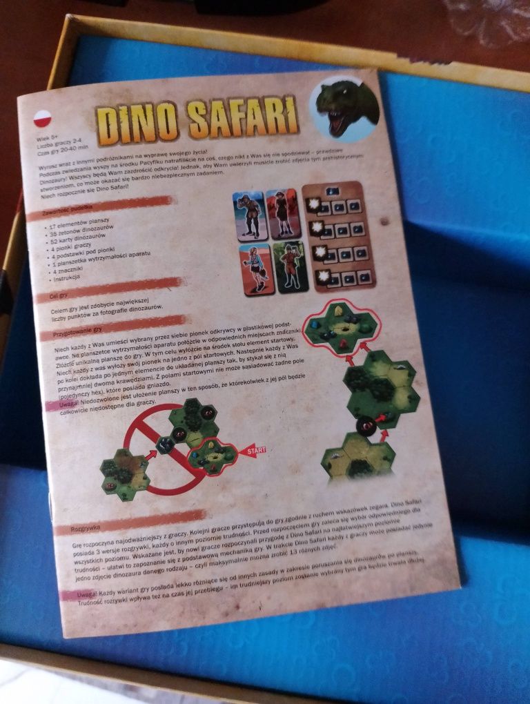 Gra planszowa Dino Safari
