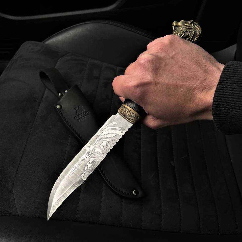 Ніж мисливський Спартак KN5 Охотничий нож ручной работы на подарок