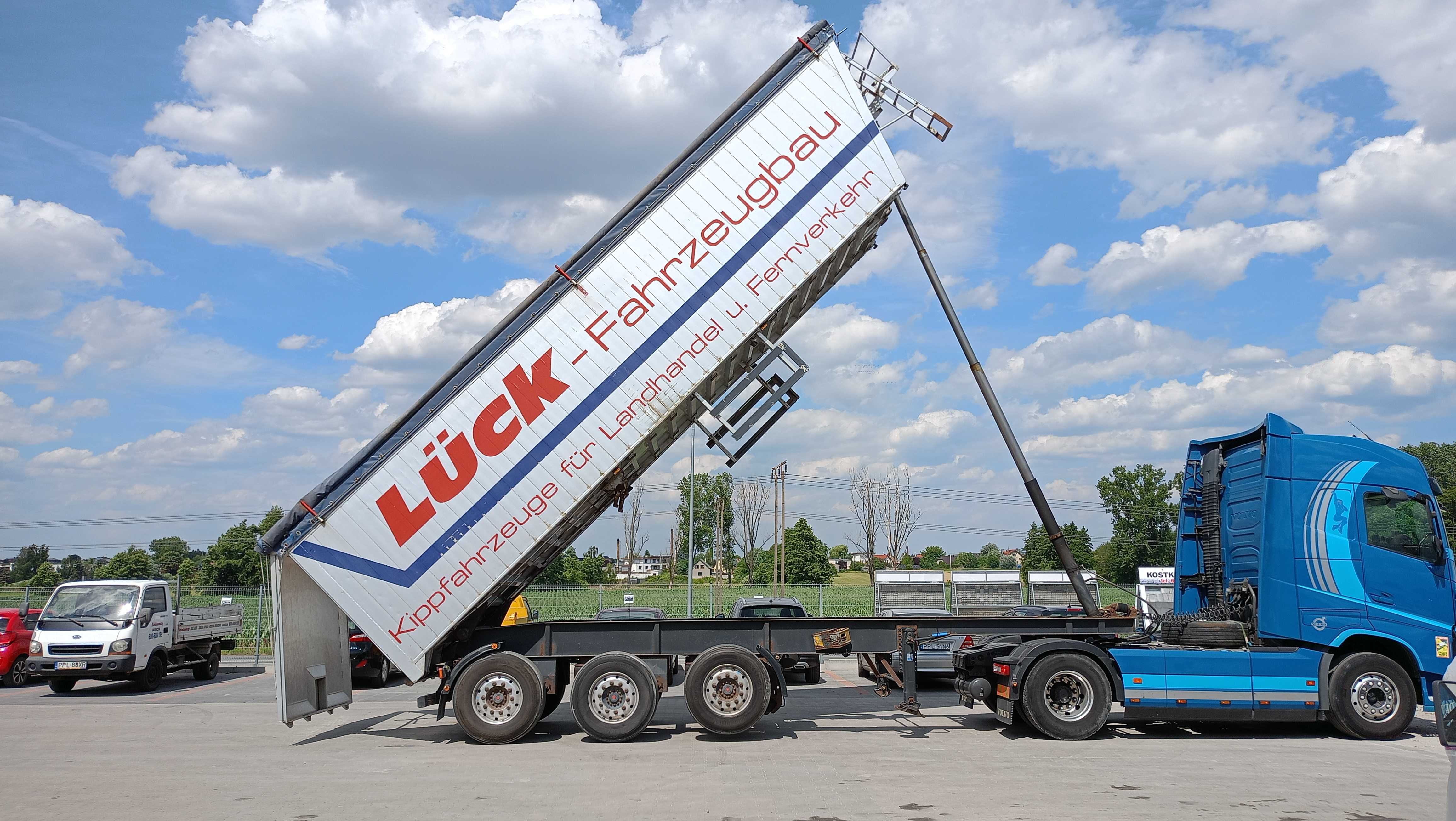 Naczepa wywrotka LUCK 5,9t 49m3 oś SAF import niemcy