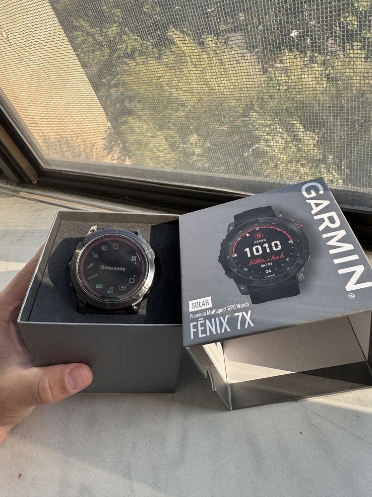 Garmin fenix 7x solar