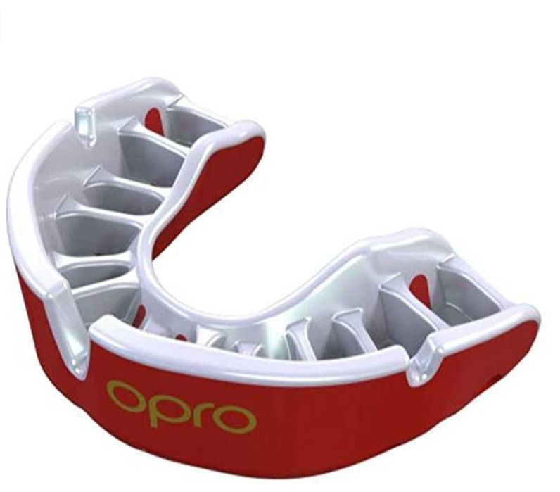 BOKS SZTUKI WALKI Profesjonalny ochraniacz szczęki OPRO GOLD JUNIOR