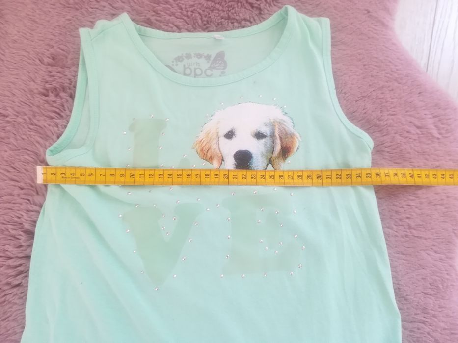 Tunika 135 turkusowa 100% bawełna girls bps