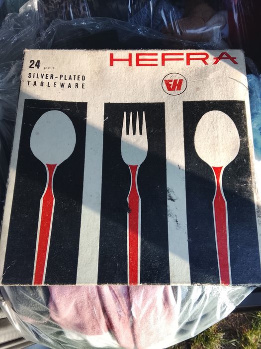 Sztućce hefra,komplet 24 posrebrzane ,