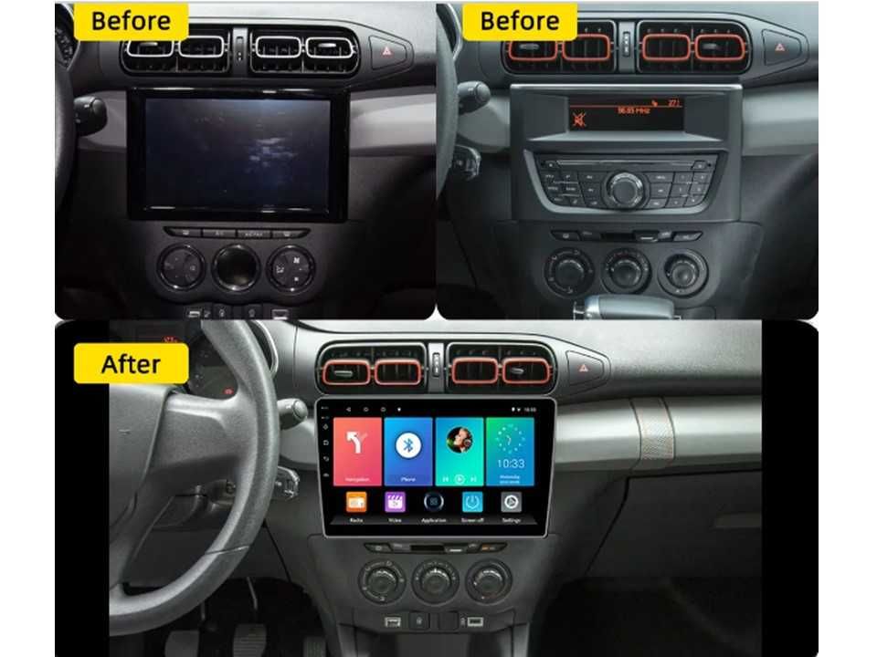 Radio samochodowe Android Citroen C3-XR (10.1") 2019.-2020