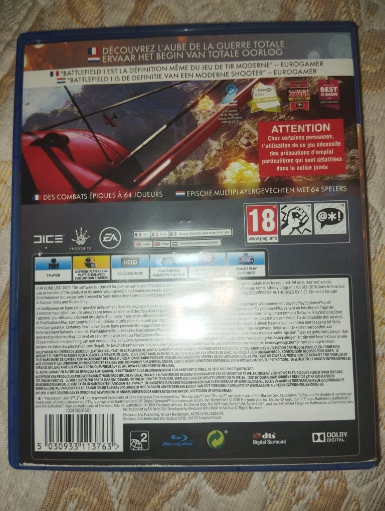 Battlefield 1 ps4