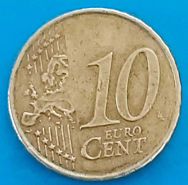 10 Cêntimos de 2009 de Espanha,  Miguel Cervantes