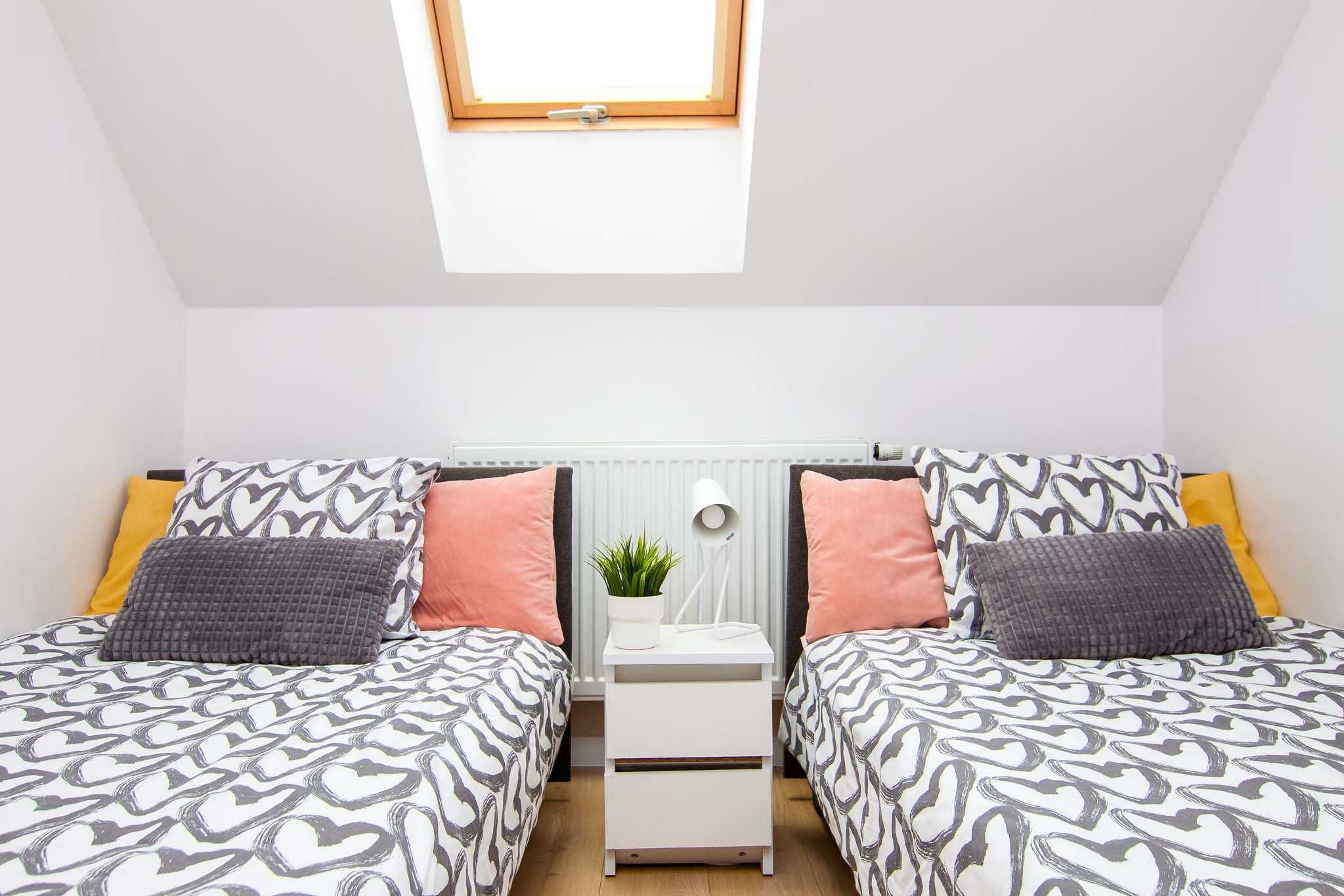 Apartament Zachodnia.  Dwie  sypialnie. 70m