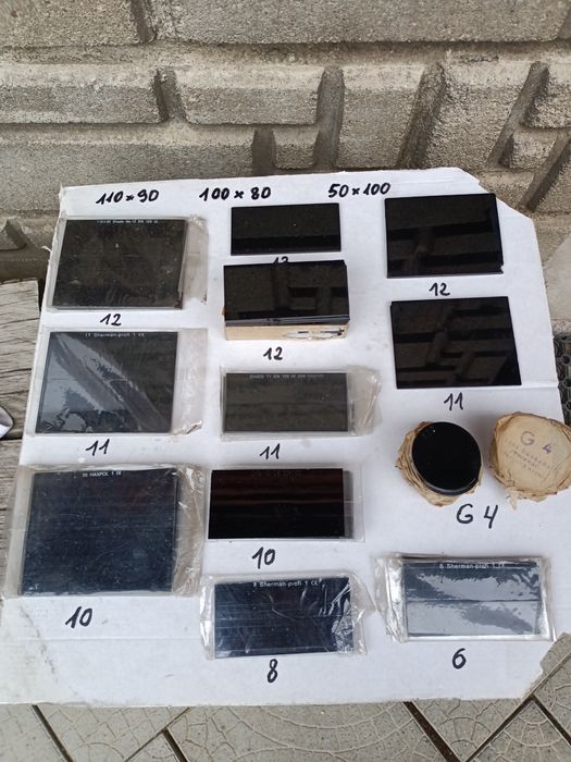 Szkło do maski spawalniczej