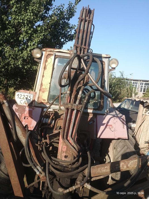 ЮМЗ з грейферною установкою!