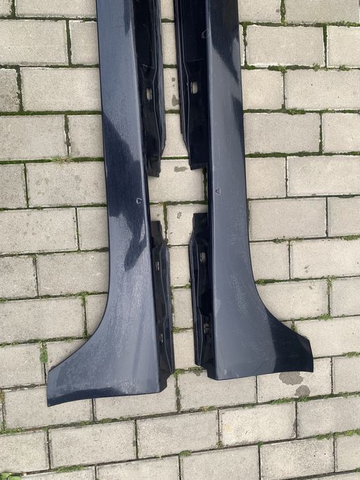 Накладки на пороги Audi a6c7 2014