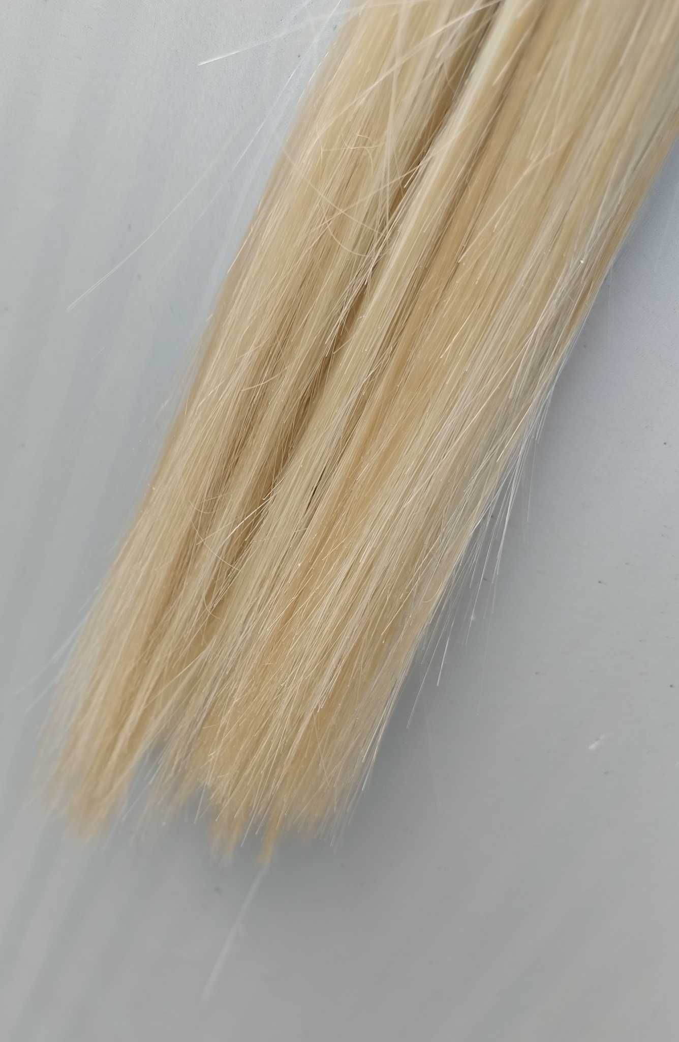 Włosy pod ringi ok 58cm - 100 pasm - #613/16