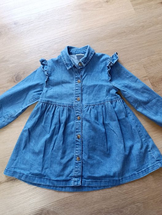 Sukienka jeansowa rozmiar 86 F&F