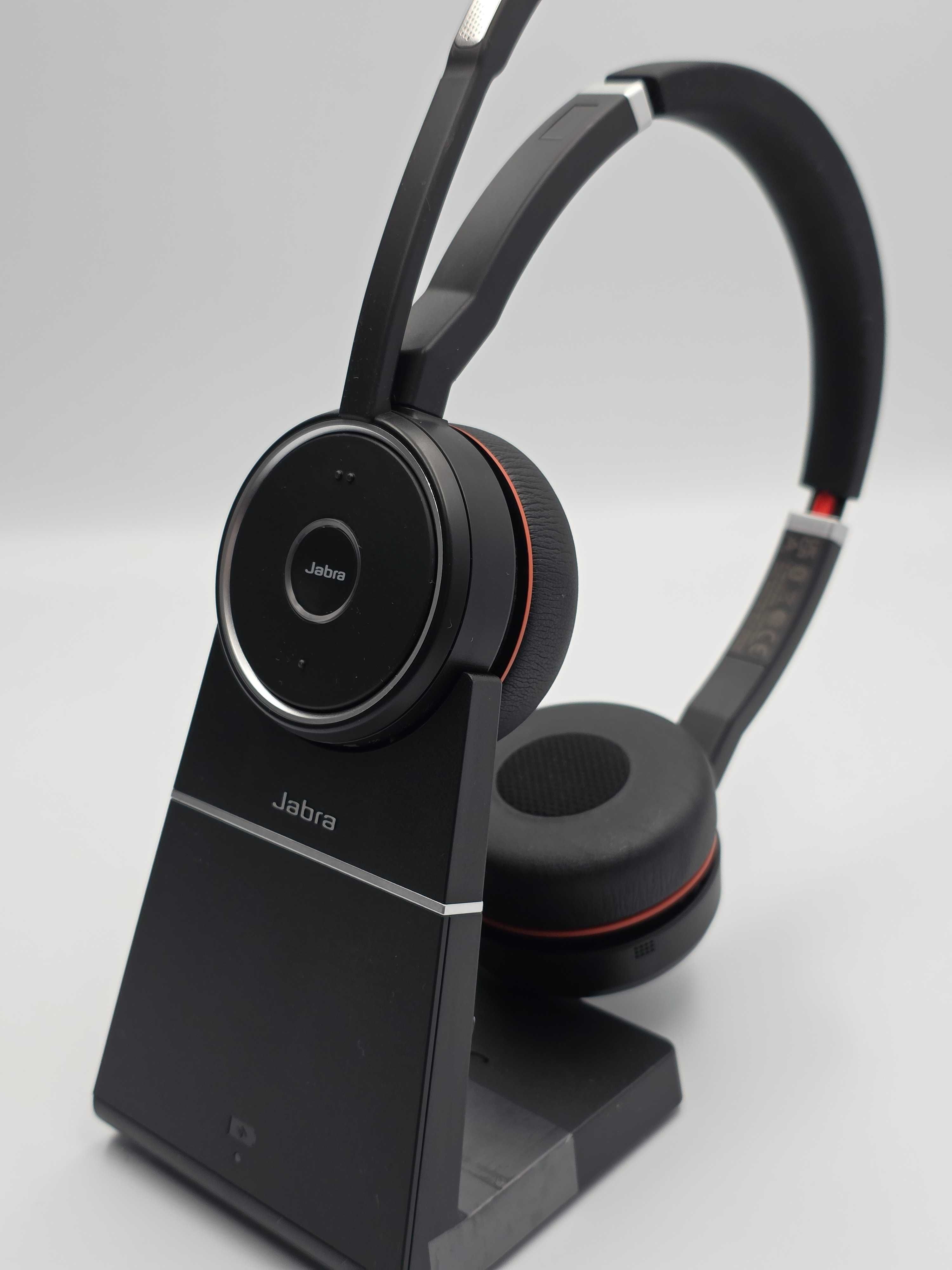 Słuchawki Jabra Evolve 75 SE + stacja ładująca + adapter - WYSYŁKA