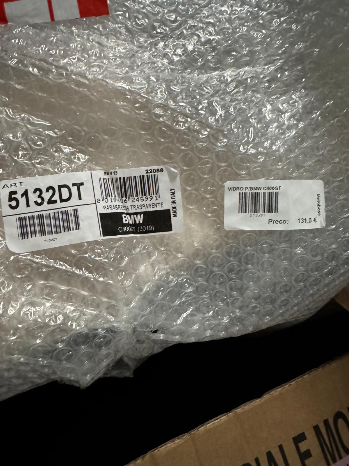 Vidro Frontal Alto para Moto BMW C400GT