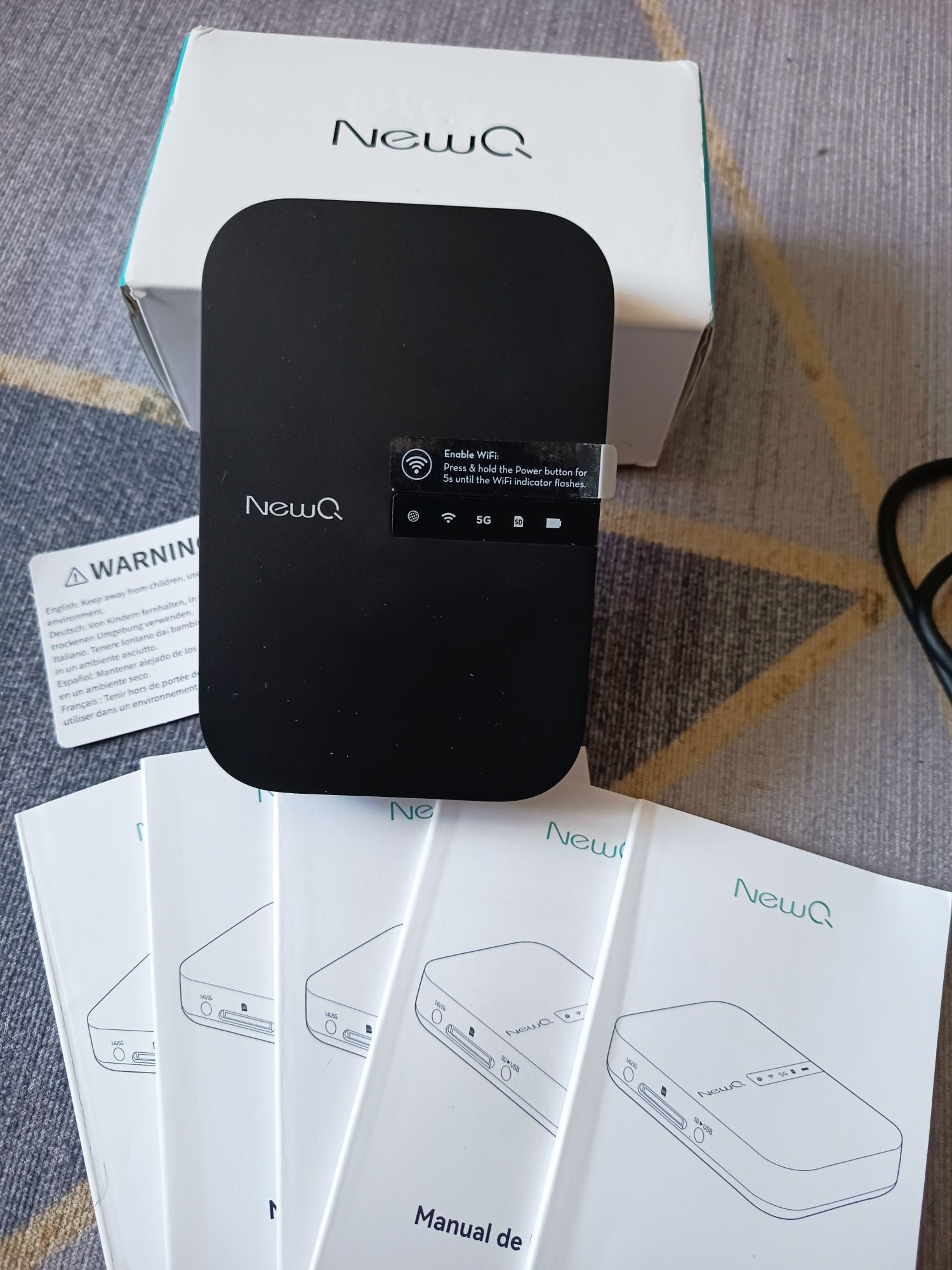 Маршрутизатор NEWQ Filehub AC750 B3 портативний WiFi подовжувач жорстк