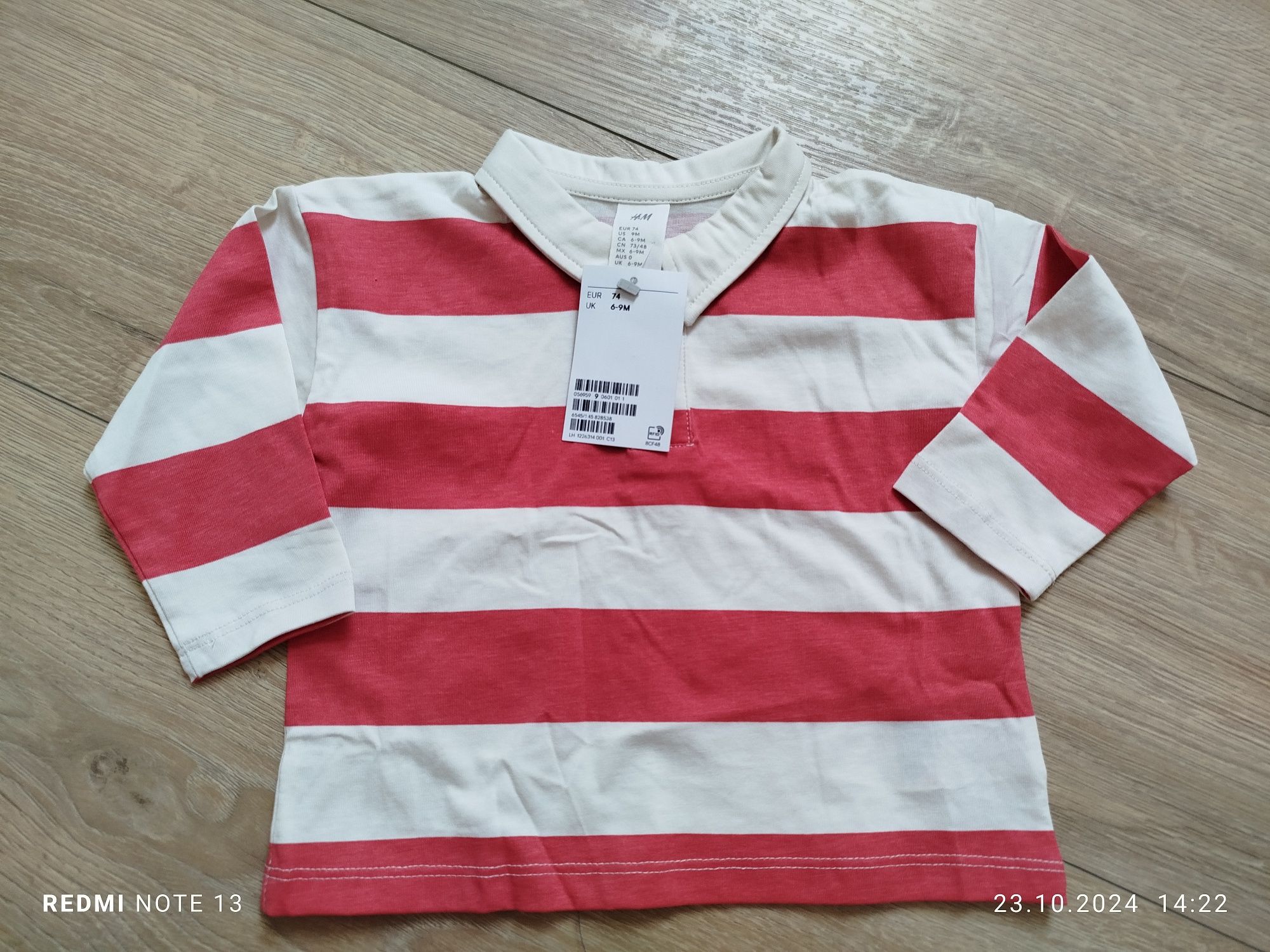Koszulka polo dla chłopca rozm 74 H&M NOWA
