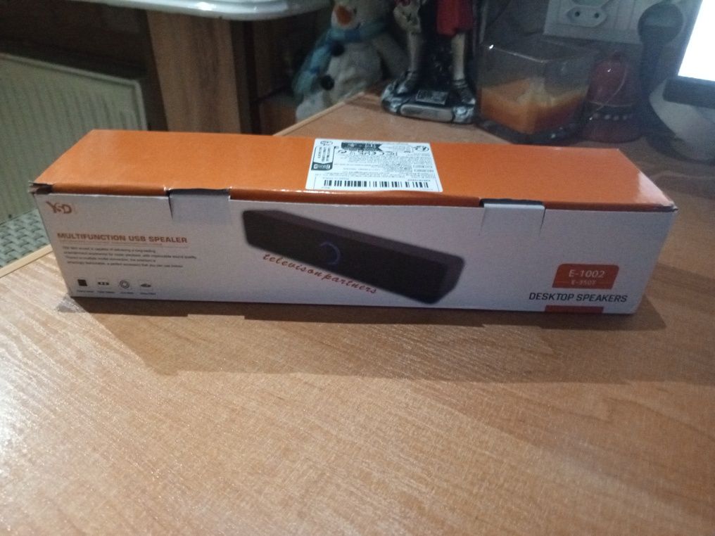 Soundbar USB do komputera, kompaktowy głośnik