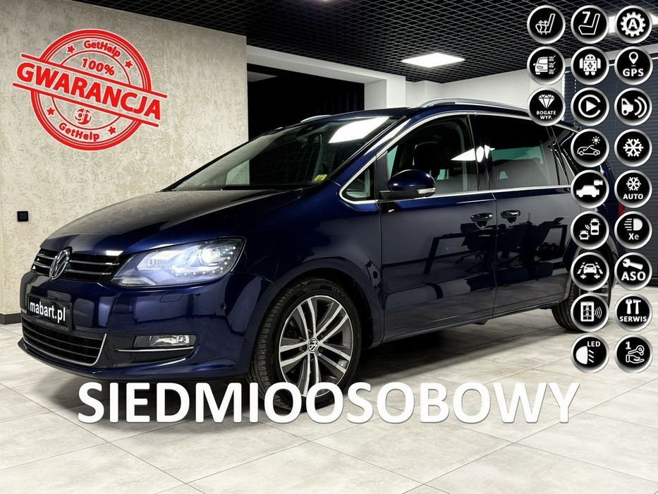 Volkswagen Sharan 2.0tdi170KM *DSG*Highline Exclusive*kamera*Skóry* Webasto*Bixenon