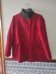Sobretudo Vermelho Zara
