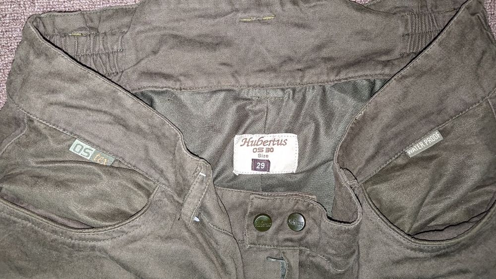 Hubertus OS30 zimowe wodoodporne spodnie myśliwskie Hunter las polowan