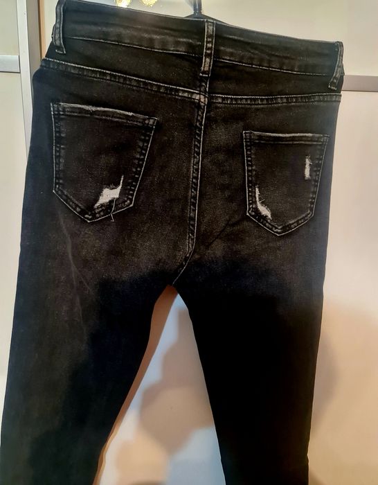 Spodnie jeansy czarne