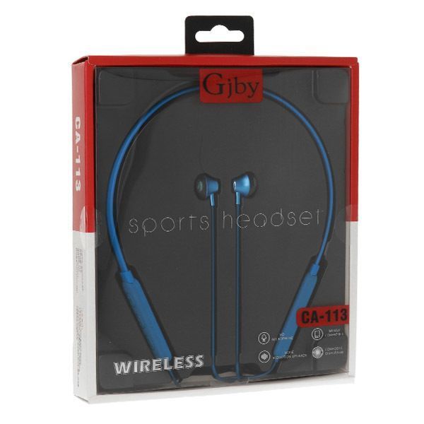 Słuchawki GJBY - SPORTS BLUETOOTH CA-113 Niebieskie
