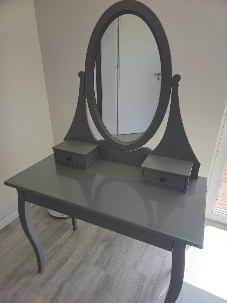 Toaletka ikea HEMNES kolor szary