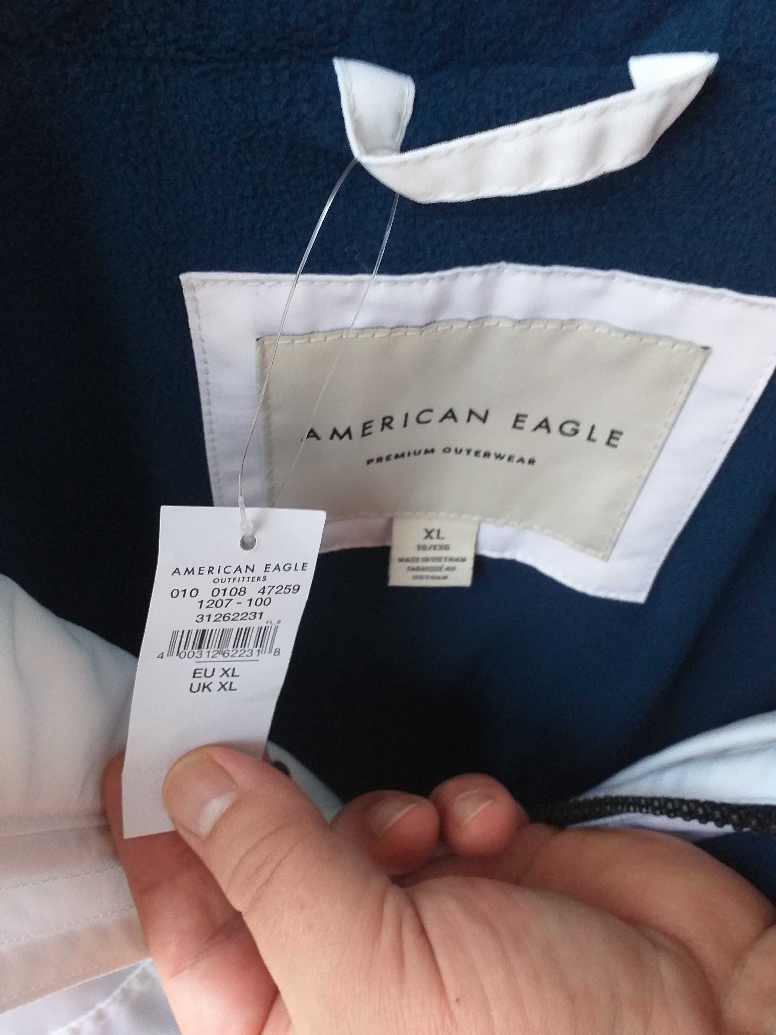 American Eagle lekko ocieplana kurtka męska przejściowa duża xl