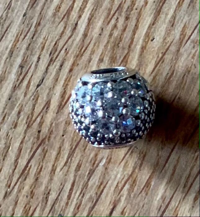 Pandora - nowy oryginalny charms Niebieski Czar Pave. Gwiazdka